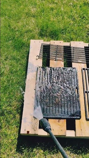 Easy Grill Cleaning with Pressure Washer