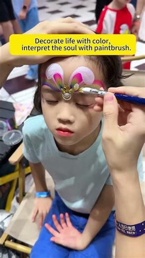 Face Painting for Kids✨ Rainbow Fairy! #makeup #beauty #cute#facepainting