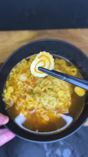 Naruto fish cakes in MY ramen?! #nongshim #hotandspicy #ramen #ramenchallenge #naruto #fishcakes #noodles
