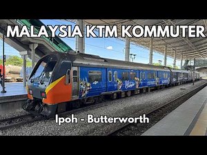 Ipoh to Penang by KTM Komuter | Malaysia Train Journey, Butterworth Ferry & George Town Street Food