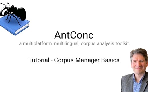AntConc 4 (ver. 4.2) - Corpus Manager Basics