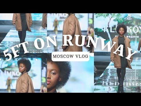 5ft on the Runway in Moscow | African Girl Owning the Walk