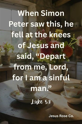 Catholic Bible Study | Luke 5:8 | Jesus Rose Co.✝️
