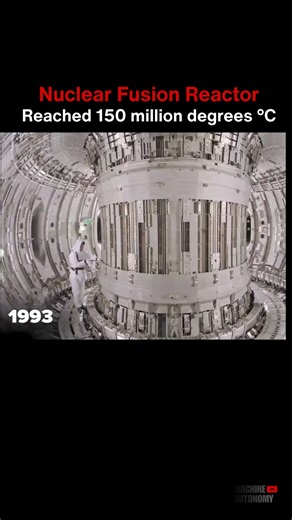 Machine Autonomy on Instagram: "The UK’s Joint European Torus (JET) has officially set a new world record in nuclear fusion 🔥⚛️ In its final experiments (Oct 2023), JET produced 69 megajoules of fusion energy in a 5-second pulse — using just 0.2 milligrams of deuterium-tritium fuel at temperatures reaching 150 million °C. This milestone isn’t just a record — it’s a critical validation step for ITER, the next-generation fusion reactor being built to scale fusion toward real commercial power prod