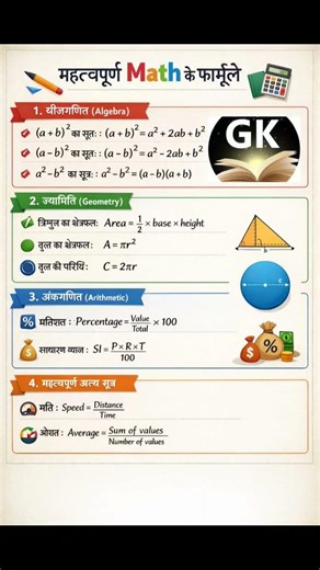 very very important formulas
