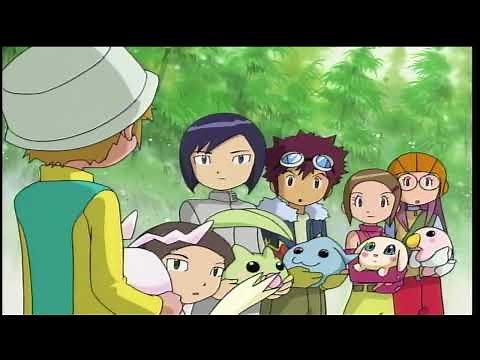 Digimon Season 2 ~ Azulongmon explains about crests and armor digivolving