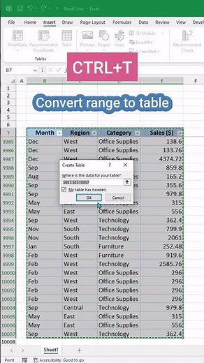 How to add slicer in excel #excel #exceltips #exceltutorial