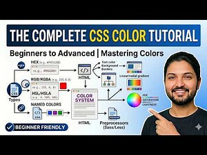 CSS Colors Explained in 10 Minutes | Hex, RGB, HSL & More