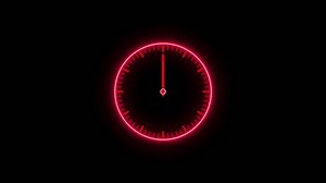 Glowing Red Neon Analog Clock Icon Stock Footage Video (100% Royalty-free) 1111946785 | Shutterstock