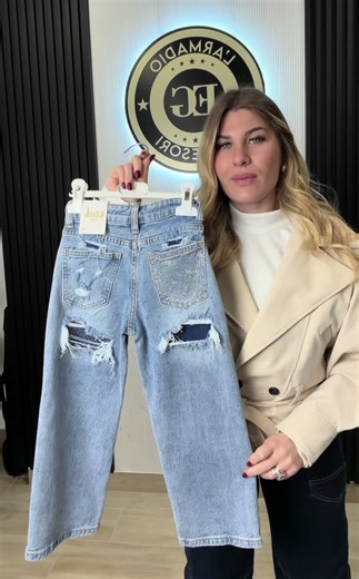 Il jeans più virale del web con tasca brillantinata 4-14 anni ✨ Acquista ora 🚀 #mammeitaliane #moda #armadiodeitesori