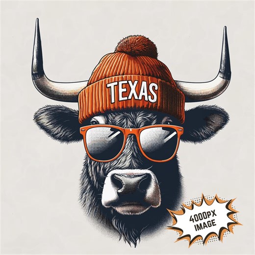 Texas Longhorn Football PNG: Orange Beanie Design (digital Download) - Etsy