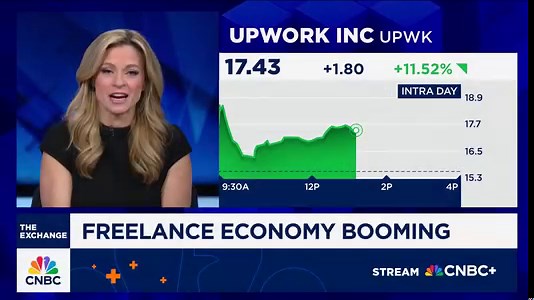 Freelancers are outpacing full-time employees in earning power, says Upwork CEO