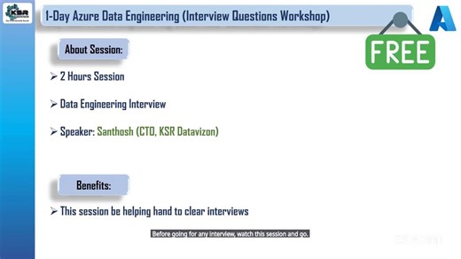 Real Data Engineering Interview Questions (Asked in Recent Interviews) | Live Workshop
