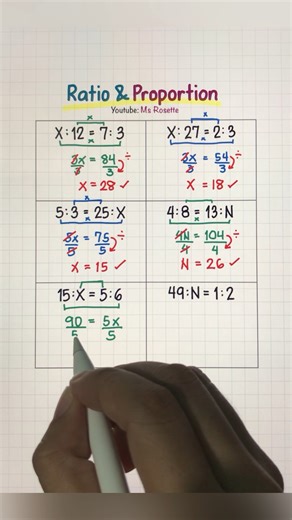 Solving Proportion in Seconds! 🚀💯 #mathematics | Math Love