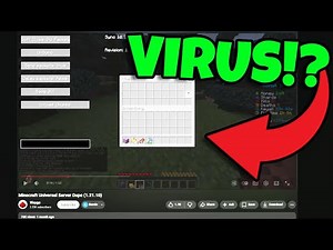 Never Run this Minecraft mod, it's a virus!