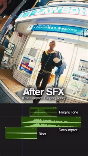 岳 🍜 GAKU on Instagram: "Simple SFX for Transitions🔊✨ #sfx #tutorial #howto #bts"