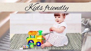 Handwoven Area Rug - Natural Wool Blend for Living Room, Bedroom or Office | Soft, Durable, Eco-Friendly | Adds Style & Comfort to Any Space (5ft x 7.6ft)