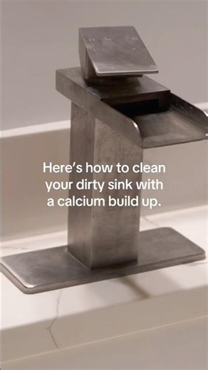 Calcium build up? Here’s how to remove! #cleaner #asmr #howtocleanhouse #cleaning
