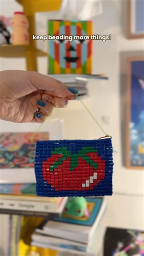 Perler Projects // Tomato Tapestry