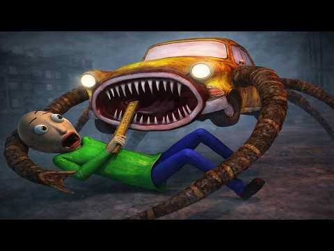 Car Eater Hurt Baldi In Garry's Mod