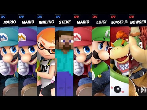 Super Smash Bros. Ultimate - Smg4 vs crazy mario bros