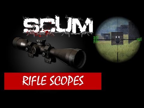 SCUM Rifle Scopes for anyone who wants a quick link on which ranged scopes fit on your weapons.