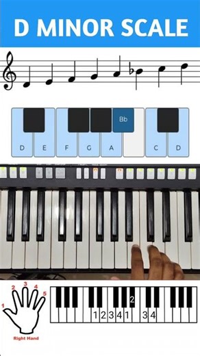 😱 D Minor Scale Made EASY 🎹 | 2026 New Fingering Trick!
