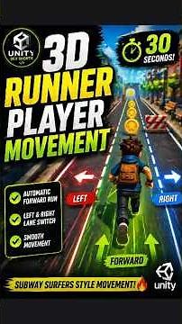 Subway Surfers Style Movement in Unity