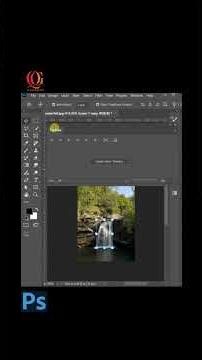 How to do Animation in Photoshop Waterfall Photoshop Tutorial🌊| Quirky Graphic Academy