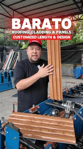 #Barato nga supplier ng metal panels, wall cladding and roofing pwede customized length and design💯Descor Construction Supply at Purok 4, Communal Buhangin, Davao City #BaratoBlog | Barato Blog