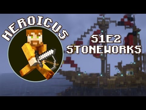 Minecraft Stoneworks Let's Play (S1E2): Exploring for Resources