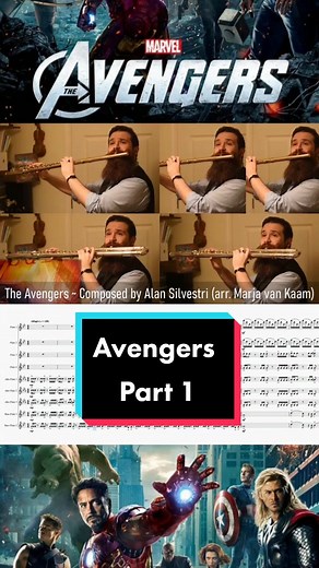 Avengers Assemble - Part 1 Flute Cover