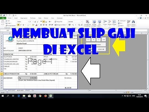 Cara Membuat Slip Gaji di Excel