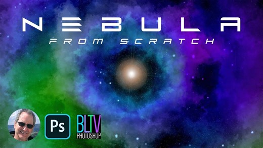 How to create a stunning nebula in Photoshop | Deep space digital art tutorial