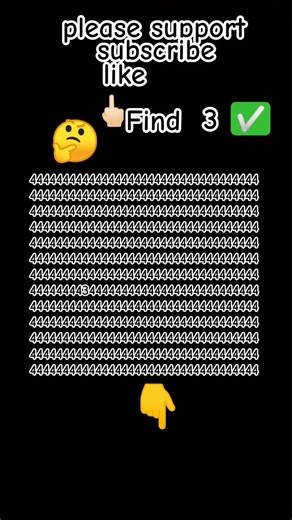 Find 3 number if you find please subscribe like comment share ❤#findnow #notfound #fewminutes