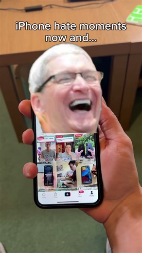 iPhone hateful moments before and after #iphone #iphoneproblems #fyp #apple