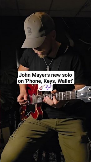 John Mayer's new solo on 'Phone, Keys, Wallet' by Lainey Wilson 🎸🎶 #johnmayer #guitarsolo