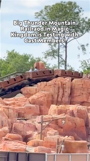 Big Thunder Mountain Railroad is Testing with Cast Members! 🚂