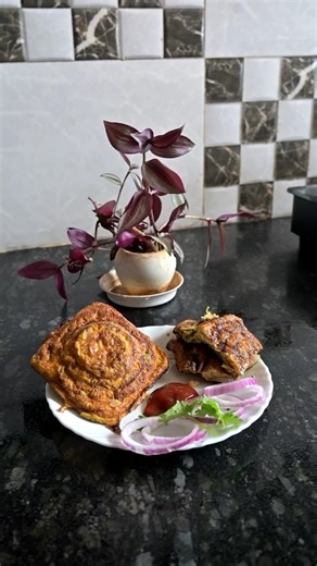 Easy Egg recipe( Egg sandwich )🥪.............#breakfast #recipe #egg #fyp #sandwich