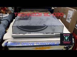 Technics SL-D30 Direct Drive Turntable / Lets See If We Can Get It Working