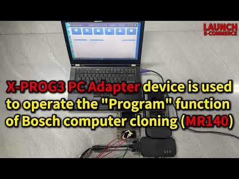 LAUNCH XPROG3 + PC Adapter: Cloning Chevrolet Bosch MR140 ECU