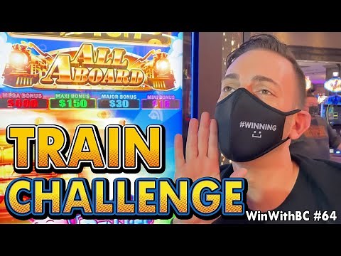 ALL ABOARD vs CASH EXPRESS 🚆 TRAIN CHALLENGE....Choo Choo!!!
