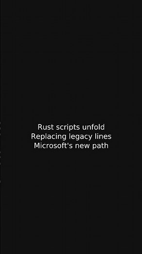 Haiku — Rust is tier-1 language at Microsoft