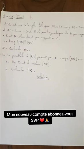 Exercices géométriques pour la classe de 4ème