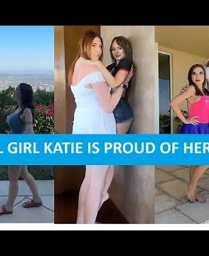 6'7" Tall Girl Katie is Proud of Her Height