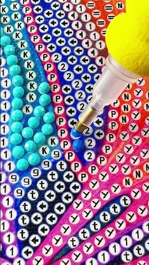 Neon Flock Floral Diamond Painting Kit
