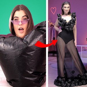 84K views · 80 reactions | From Trash to Fashion: Stylish Experimental DIY Clothing Upcycle Ideas! | Lady Panda | Facebook