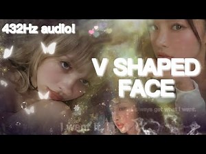 432Hz | V SHAPED FACE! sharp, narrow.