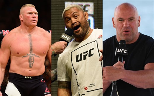 "Lesnar never made weight" - Mark Hunt claims Brock Lesnar was the first UFC heavyweight to miss weight but 'moron' Dana White gave him a pass