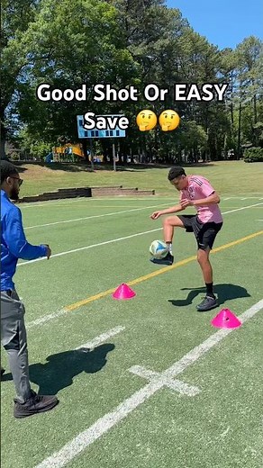 Good Shot Or EASY Save 🤔🤔#soccer #football